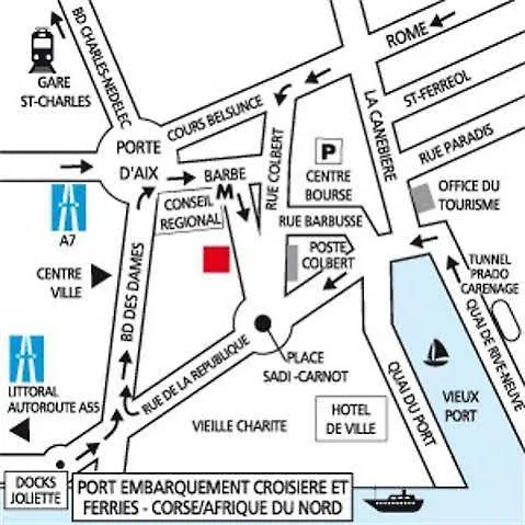 B&B Hotel Marseille Centre Vieux Port